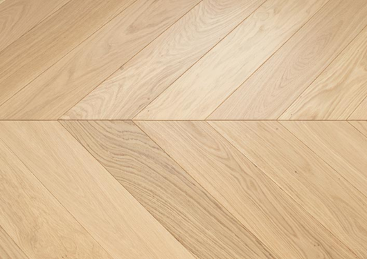 parquet motif chevron point hongrie brut