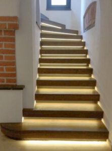 parquet dans escaliers