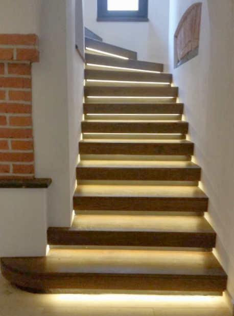 parquet dans escaliers